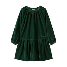 Carica l&#39;immagine nel visualizzatore di Gallery, Abito svasato in velluto liscio
