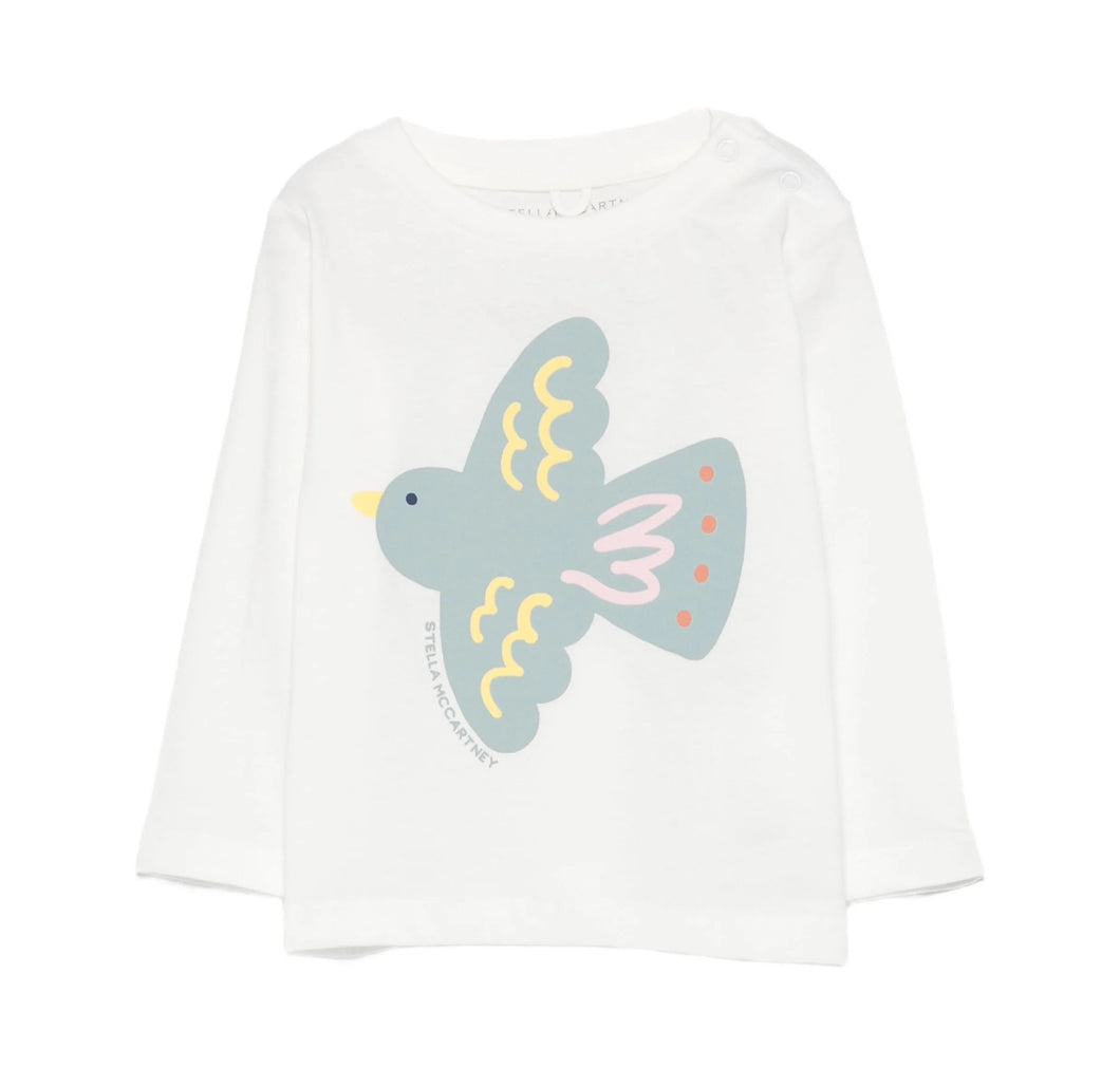 T-shirt a manica lunga con stampa