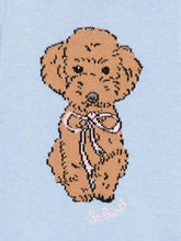 Carica l&#39;immagine nel visualizzatore di Gallery, Maglione azzurro poodle bow
