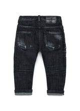Carica l'immagine nel visualizzatore di Gallery, Jeans nero neonato
