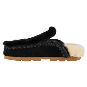 Slippers winter bio fur trim