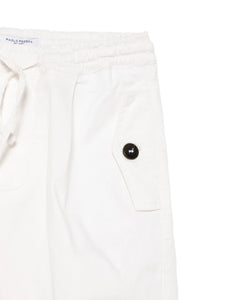 Pantaloni gesso con coulisse