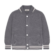 Carica l&#39;immagine nel visualizzatore di Gallery, Maglione a bomber il lana merinos e cashmere
