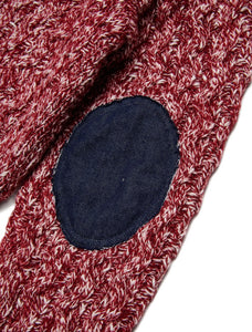 Maglione con lavorazione intrecciata
