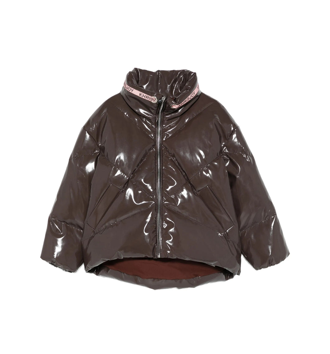 Bomber cioccolato in vinile