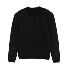 Carica l&#39;immagine nel visualizzatore di Gallery, Maglia nera con monogramma
