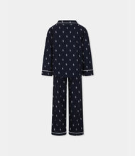 Carica l'immagine nel visualizzatore di Gallery, Set pigiama blu navy
