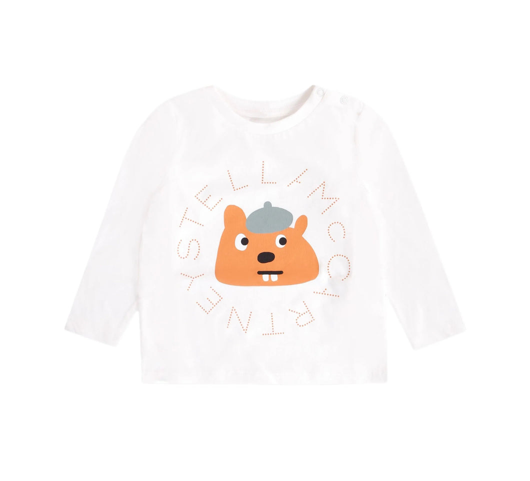 T-shirt neonato con stampa