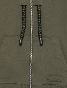 Felpa con zip e cappuccio
