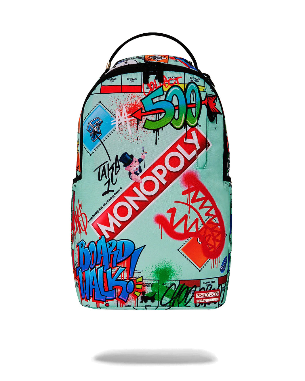 ZAINO SPRAYGROUND MONOPOLY GAME TAG DLXSR BACKPACK VERDE