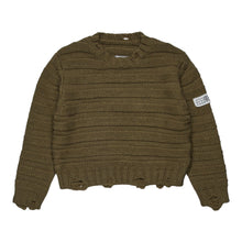 Carica l&#39;immagine nel visualizzatore di Gallery, Pullover in misto lana a coste con rotture
