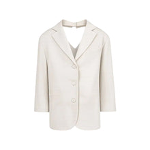 Carica l'immagine nel visualizzatore di Gallery, Giacca blazer avorio
