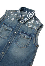 Carica l'immagine nel visualizzatore di Gallery, Abito in denim smanicato
