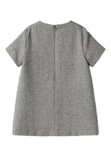 Carica l&#39;immagine nel visualizzatore di Gallery, Abito a trapezio misto lana e lurex
