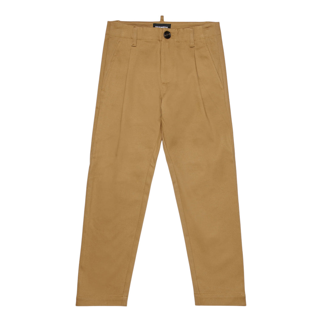 Pantaloni chino in gabardina