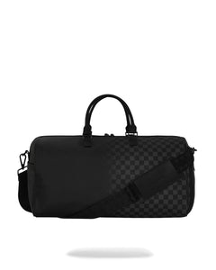 BORSA SPRAYGROUND HALF SPRITZ BLACK/GREY CHECK DUFFLE