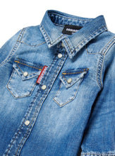 Carica l'immagine nel visualizzatore di Gallery, Camicia in denim neonato
