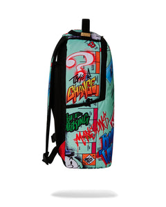 ZAINO SPRAYGROUND MONOPOLY GAME TAG DLXSR BACKPACK VERDE