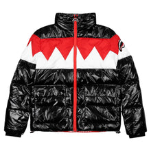 Carica l&#39;immagine nel visualizzatore di Gallery, BOMBER SPRAYGROUND SHARK DOWN JACKET J NERO
