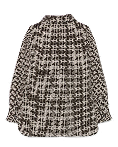 Camicia con stampa geometrica