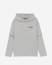 Carica l'immagine nel visualizzatore di Gallery, T-shirt a manica lunga con cappuccio
