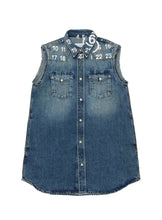 Carica l'immagine nel visualizzatore di Gallery, Abito in denim smanicato
