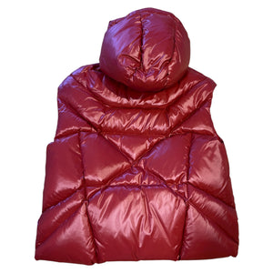 Bomber smanicato bordeaux