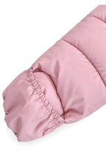 Carica l'immagine nel visualizzatore di Gallery, Giubbino rosa neon cappuccio da neonata
