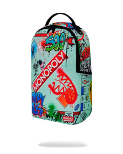 ZAINO SPRAYGROUND MONOPOLY GAME TAG DLXSR BACKPACK VERDE