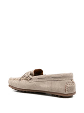 Carica l'immagine nel visualizzatore di Gallery, MOCASSINI ETRO KIDS BEIGE IN CAMOSCIO CON STAMPA PAISLEY
