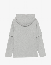 Carica l'immagine nel visualizzatore di Gallery, T-shirt a manica lunga con cappuccio
