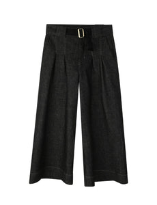 Denim pants black