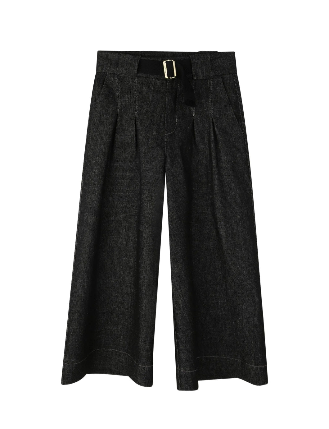 Denim pants black
