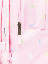 Carica l'immagine nel visualizzatore di Gallery, ZAINO PER BAMBINA POLO RALPH LAUREN KIDS ROSA CON FANTASIA POLO PONY ALL-OVER
