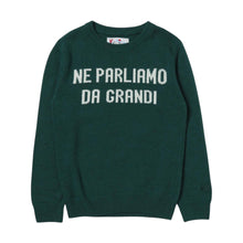 Carica l'immagine nel visualizzatore di Gallery, Maglione verde ‘ne parliamo da grandi’
