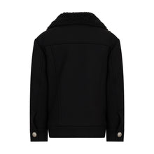 Carica l'immagine nel visualizzatore di Gallery, Cappotto nero con zip
