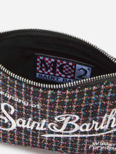 Carica l'immagine nel visualizzatore di Gallery, BORSA A SPALLA PARISIENNE MINI TWEED NERA
