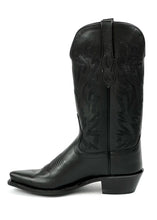 Carica l'immagine nel visualizzatore di Gallery, Stivali Texani neri Elmo di Old West
