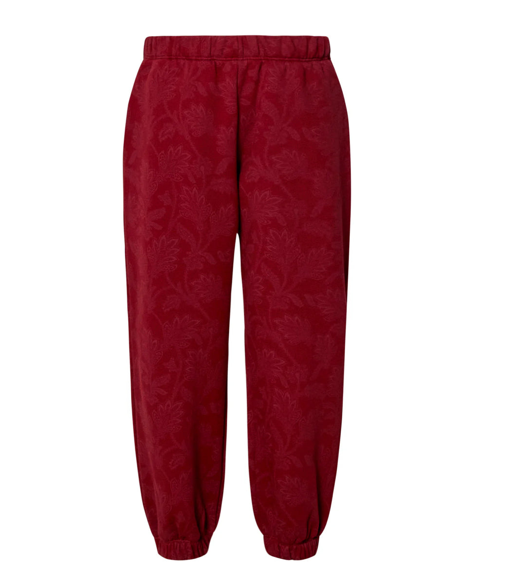 Pantaloni sportivi con stampa paisley