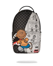 Carica l&#39;immagine nel visualizzatore di Gallery, ZAINO SPRAYGROUND PEANUTS FRANKLIN REVEAL DLXSV BACKPACK NERO
