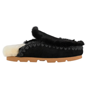 Slippers winter bio fur trim