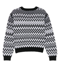 Carica l&#39;immagine nel visualizzatore di Gallery, Maglione con motivo a zigzag
