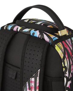 ZAINO SPRAYGROUND GRAFFITI SHARKMOUTH THROWS DLXSV BACKPACK MULTICOLOR