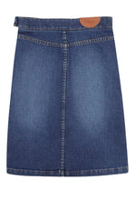 Carica l&#39;immagine nel visualizzatore di Gallery, Gonna midi in denim
