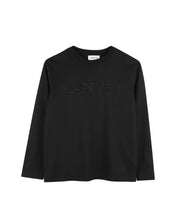 Carica l&#39;immagine nel visualizzatore di Gallery, T-shirt nera a manica lunga
