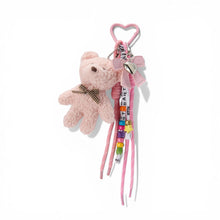 Carica l'immagine nel visualizzatore di Gallery, CHARM CON FIOCCO IMBOTTITO E TEDDY DECORATIVO
