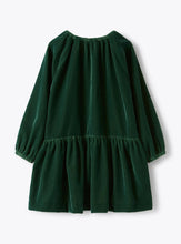 Carica l&#39;immagine nel visualizzatore di Gallery, Abito svasato in velluto liscio
