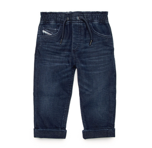 Jeans neonato con vita elasticizzata