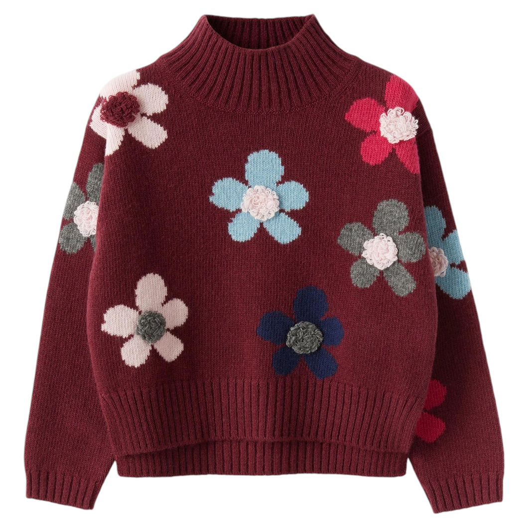 Maglione in lana tricot