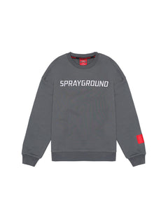 Felpa grigia basic crewneck